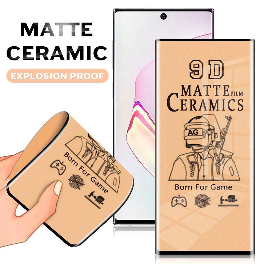 Для Samsung Galaxy S25 S24 S23 S22 S21 S20 S10 Plus Note 10 20 ультраматовая мягкая керамическая защитная пленка для экрана