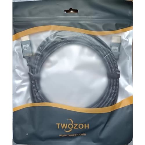 HDMI-кабель 3 м, Twozoh HDMI 2.0 4K/60 Гц 2160p 1080p 3D HDCP 2.2 ARC Standard, плетеный нейлон, подходит для Nintendo Switch, PS5, PS3, PS4, ПК, проектора