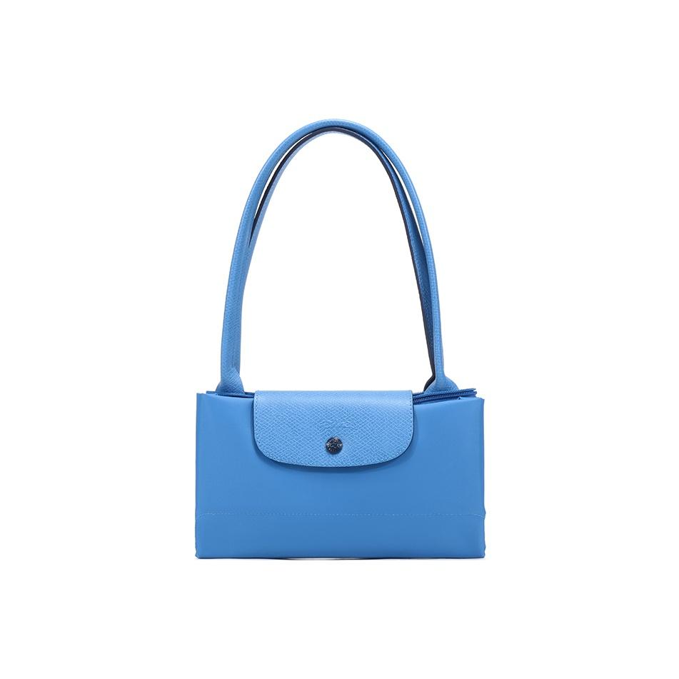 Longchamp Le Pliage Club 31 Fabric Long Handle Tote Bag Shoulder Bag Large Women tote bags Blue 1899619P50