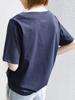 Ships for Women Organic Cotton Variation Neck Tee in 2 Sizes with a Choice of 312320928 Navy Medium Web-Exclusive (Available Neckline)