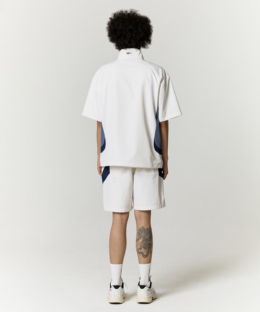 Reebok Анорак Ellipse с коротким рукавом - Белый