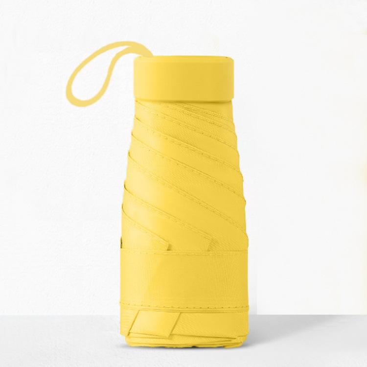 Новинка 2025 года, новый плоский шестискладной зонт, солнцезащитный козырек, 14 см, карта, 50%, складной мини-ультралегкий солнцезащитный зонт