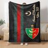Mouloudia Club Alger MCA Print Flannel Blanket High Quality Warm Comfortable Cover for All Seasons Perfect for Gifts Home Decor