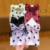 5 Heart-shaped Bow Hair Clips Suitable for Daily Use As Headwear