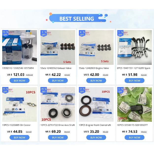 10PCS 12608835 Engine Oil Pressure Relief Valves For 2007-2014 Cadillac Escalade Chevrolet Silverado 1500 Suburban 1500
