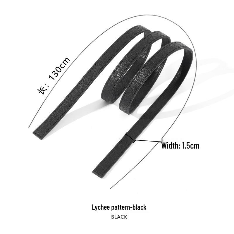 Полоски из коровьей кожи: D-63 Оригинальные DIY Аксессуары для багажа - Варианты плоского, крестообразного, личи плетения