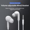 In-Ear Wired Headphone with Microphone Adjustable Volume Computer Gaming Headset for iPhone for Android for Huawei
