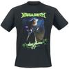 Графическая футболка Megadeth с Дэйвом Мастейном для фанатов трэш-метала, любящих легендарный живой дизайн группы, для повседневной носки