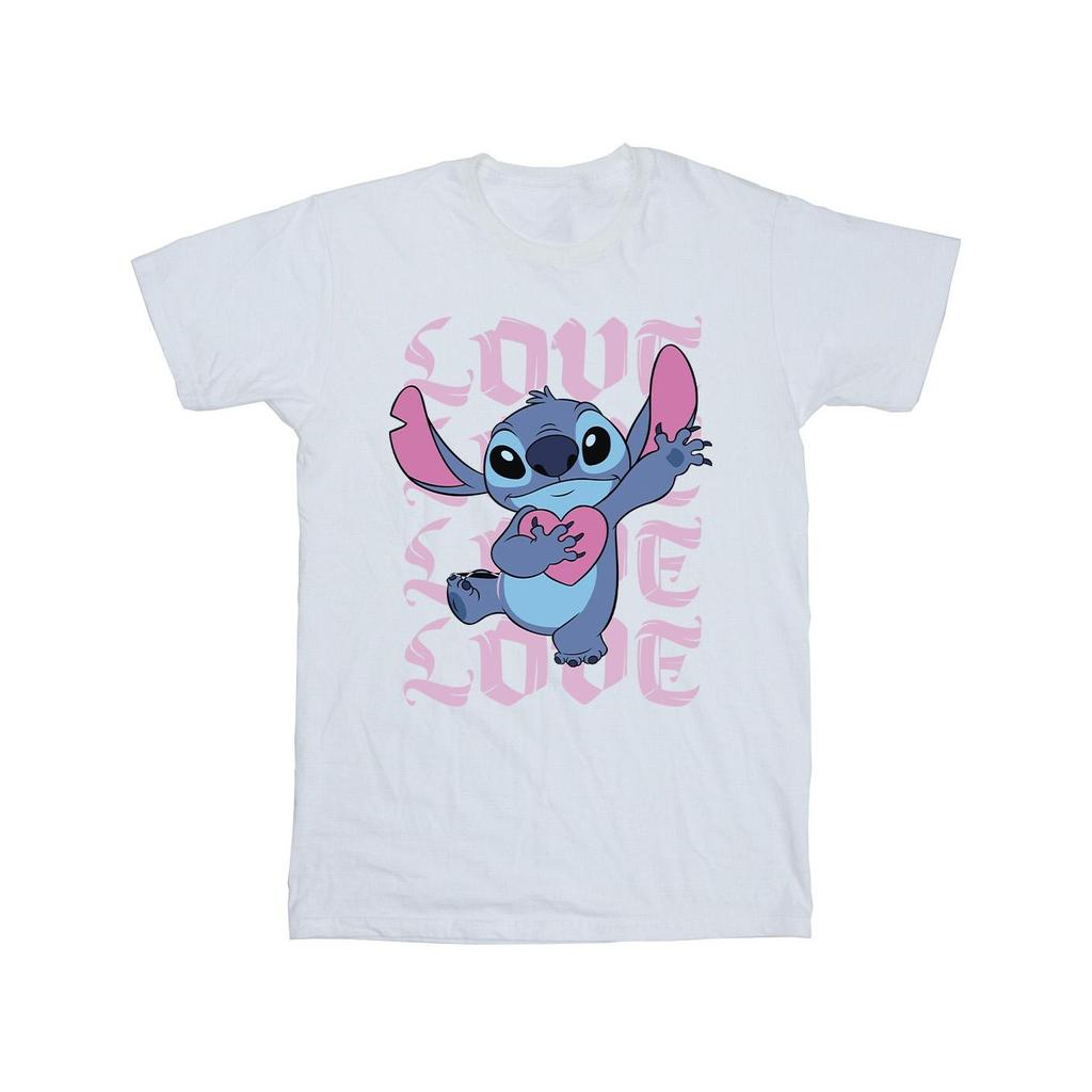 Lilo & Stitch Boys Valentine Love Cotton T-Shirt