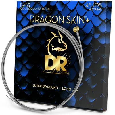 Струны для электрогитары DR Strings с обмоткой Quantum Nickel Wound DRAGON (ДР) 7-струнные струны, SKIN+ DEQ-7/9