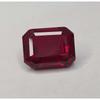 Natural Red Ruby 12-14 Ct Emerald Cut Certified Fabulous Loose Gemstone