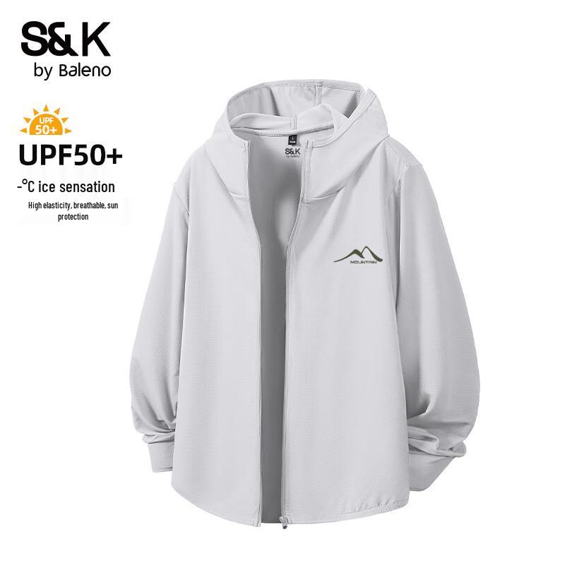 Мужская куртка Baleno серии S&K с капюшоном, защита от УФ-лучей UPF50+, эффект охлаждения