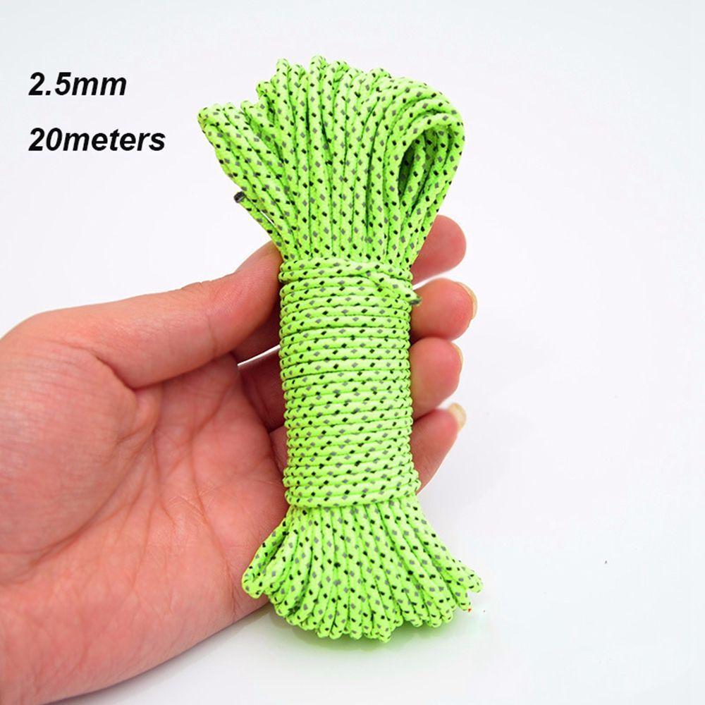 2.5/4mm Reflective Tent Accessories Tents Line Cord Rescue Ropes Tent Rope Umbrella Paracord