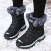 Winter Plus Plush Thick Warm High Top Snow Boots Cotton Boots Women's Shoes Casual Outdoor Cotton Boots