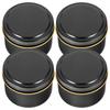 4Pcs Tins DIY Jars Containers with Lids Candles Making Jars Empty Jars Metal Can