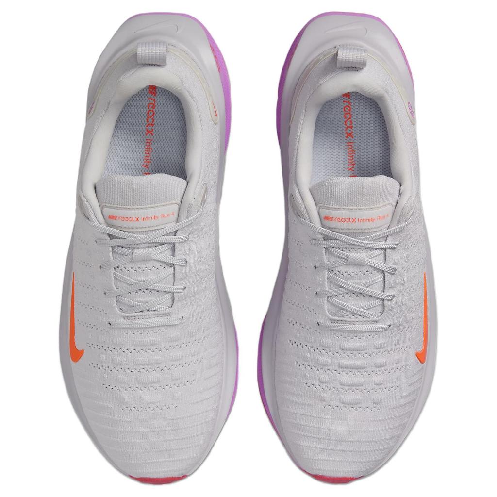 Nike React Infinity Run 4 Vast Grey Hyper Violet Bright Crimson Мужские кроссовки DR2665-011