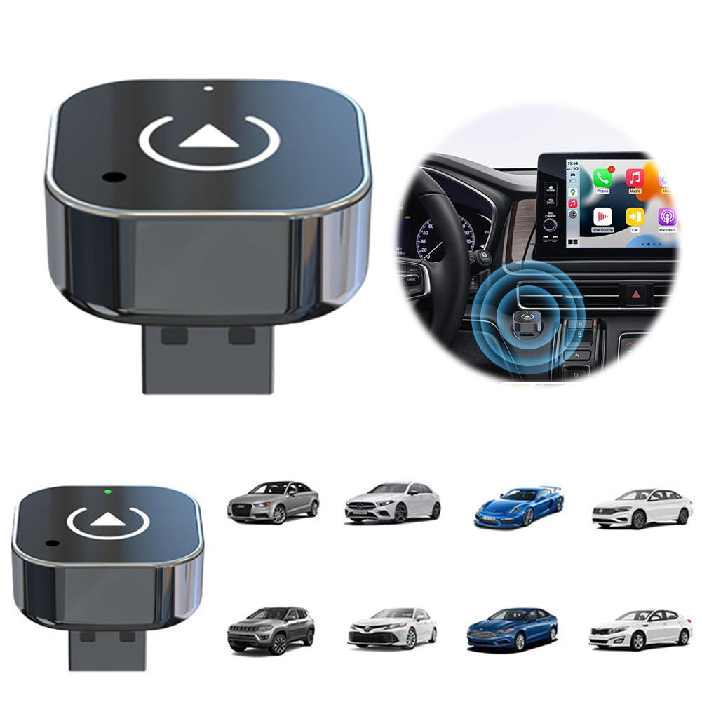 Адаптер 2в1 беспроводной CarPlay Android Auto Смарт USB-донгл Wi-Fi BT Автоматическое подключение AI-бокс Plug and Play для автомобилей с заводским проводным CarPlay