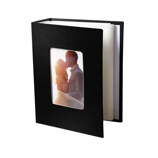 Вставной фотоальбом в льняной обложке, 50 страниц, 100 карманов, 4x6 дюймов, свадьба, путешествие, детский праздник, дети, семья, годовщина, коллекция фотографий, книга