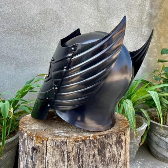 Medieval Steel Viking Helmet LARP Warrior Reenactment