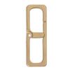 Brass Spring Snap Hook Rectangle Carabiner Clip for Backpack Buckle Keychain Keyring