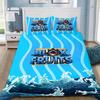 3D Game Bedding Set B-Blox F-Fruits Cartoon Duvet Cover Set Soft Skin-Friendly Single Double King Size For Kids Home Textiles