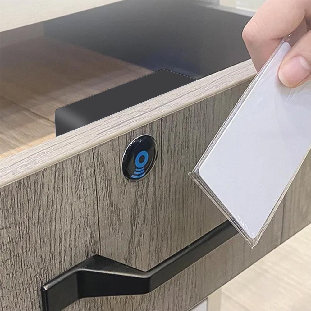 Электронный RFID-замок для шкафа RFID-замок Умный датчик Разблокировка по IC-карте Шкафчик с 2 скрытыми ключами DIY-замок для шкафа