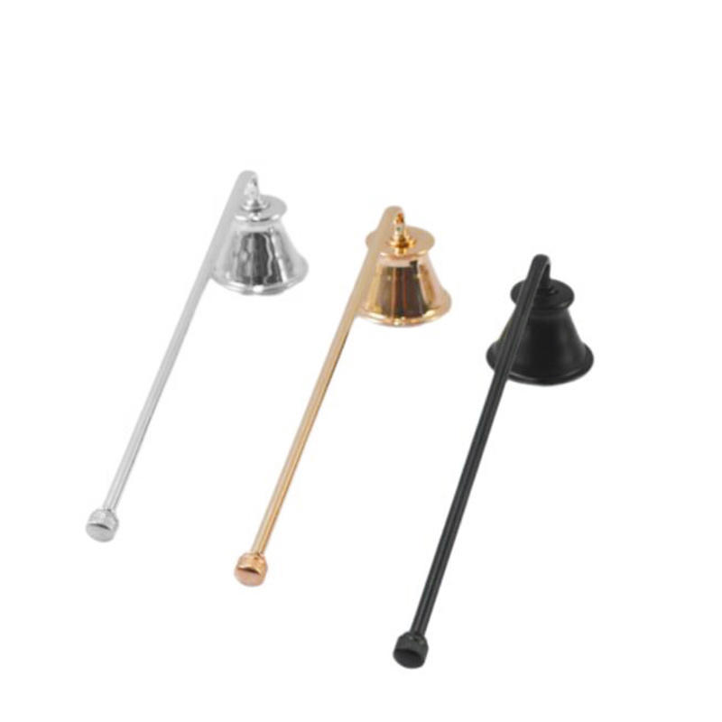 Elegant Candle Damper Candle Long Handle Bell Extinguisher Accessory Candle Accessories Household Decor Supplies