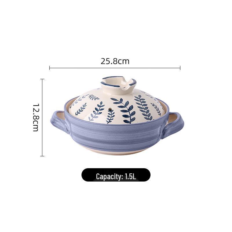 High-Temperature Ceramic Casserole Pot