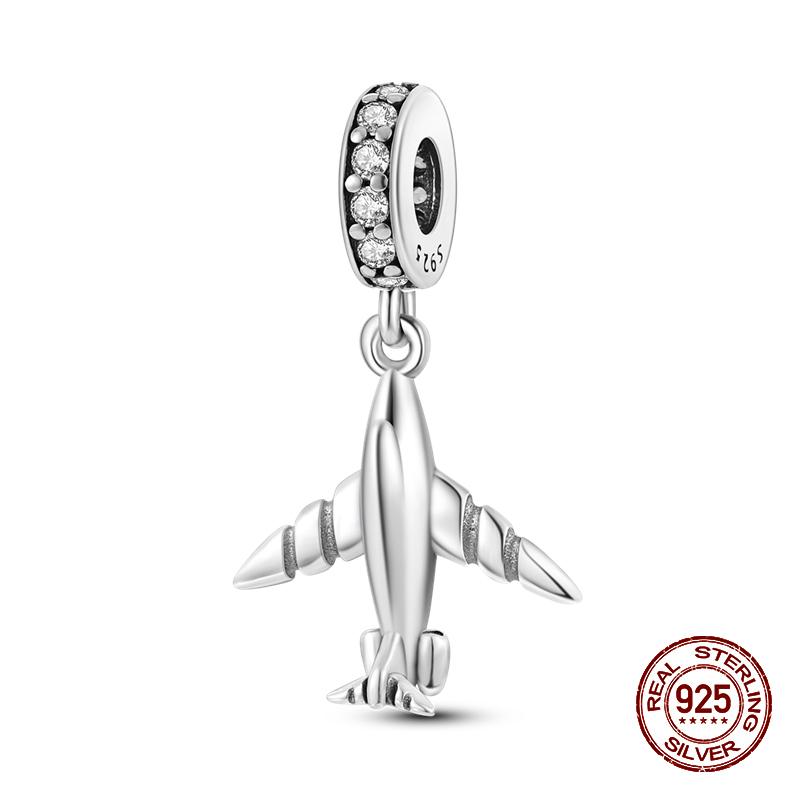 100% стерлингового серебра 925 пробы, лев, собака, слон, светлячок, кошка, дерево жизни, подвески в виде животных, подходят для оригинальных браслетов 925, ювелирные изделия своими руками