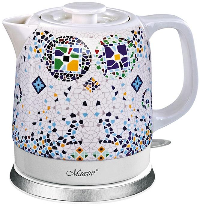 Maestro Ceramic Electric Kettle White 1.2l 1200W MR-067