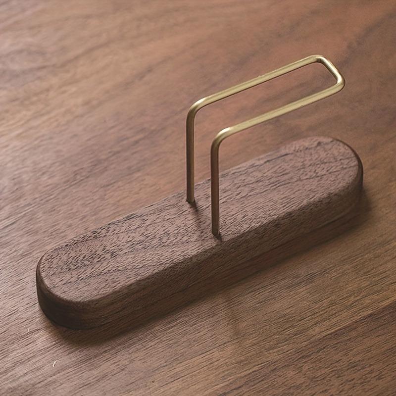 Держатель стойка для фильтровальной бумаги из грецкого ореха, аксессуары для кофе, вместимость 60 шт. бумаги, хранение для веерообразной формы, V-образной формы