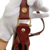 CARTIER flap Must Line leather Shoulder Bag Bordeaux leather Women Used