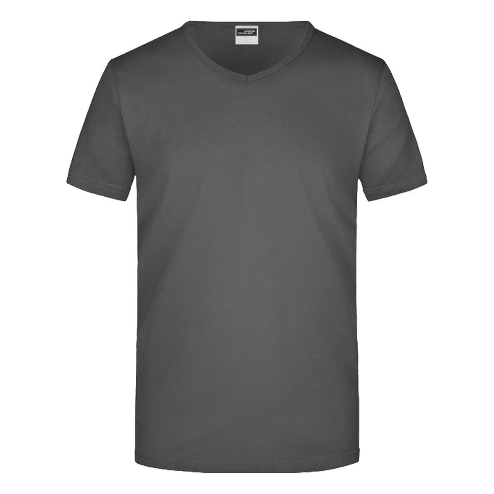 James and Nicholson Mens V Neck Slim T-Shirt