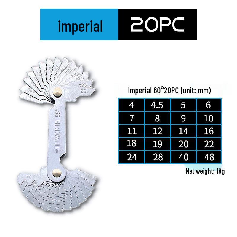 Американский стандартный метрический и дюймовый резьбовой калибр-пробка и шаблон