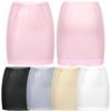 Summer Casual Mini Skirt Ladies Basic Skirt Underdress Half Slips Petticoat Underskirt