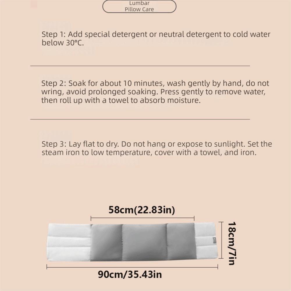 Comfortable Lumbar Support Pillow Adjustable Wrap Around Lumbar Roll Pillow Four Seasons