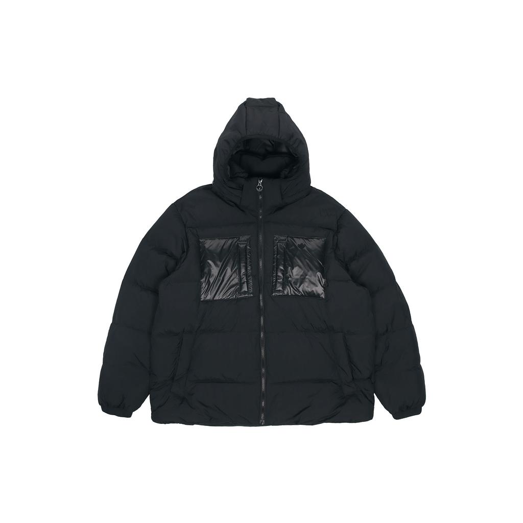 Adidas Оригинальный однотонный пуховик с капюшоном, зимняя мужская верхняя одежда, черный H13564