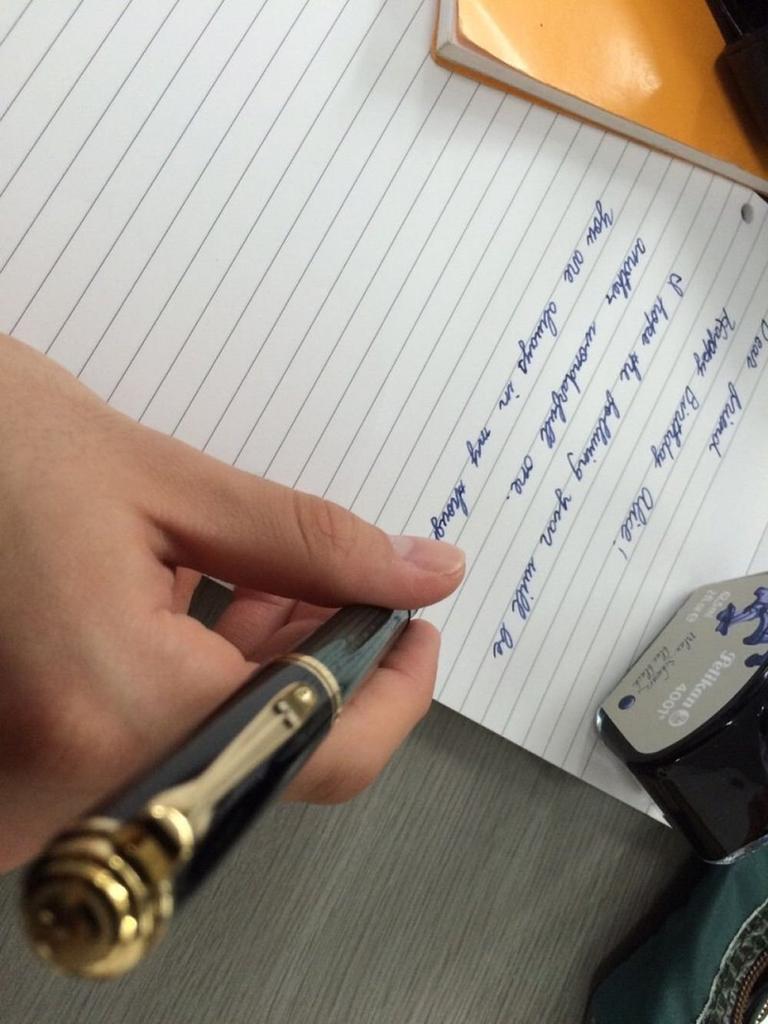 Pelikan M400 Green Stripe Fountain Fine Officially Imported Souverän Pen, Nib,