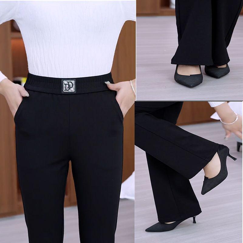 Женские утолщенные эластичные брюки Весна/Лето 2025: Свободные, Приталенные, Прямые и Широкие модели