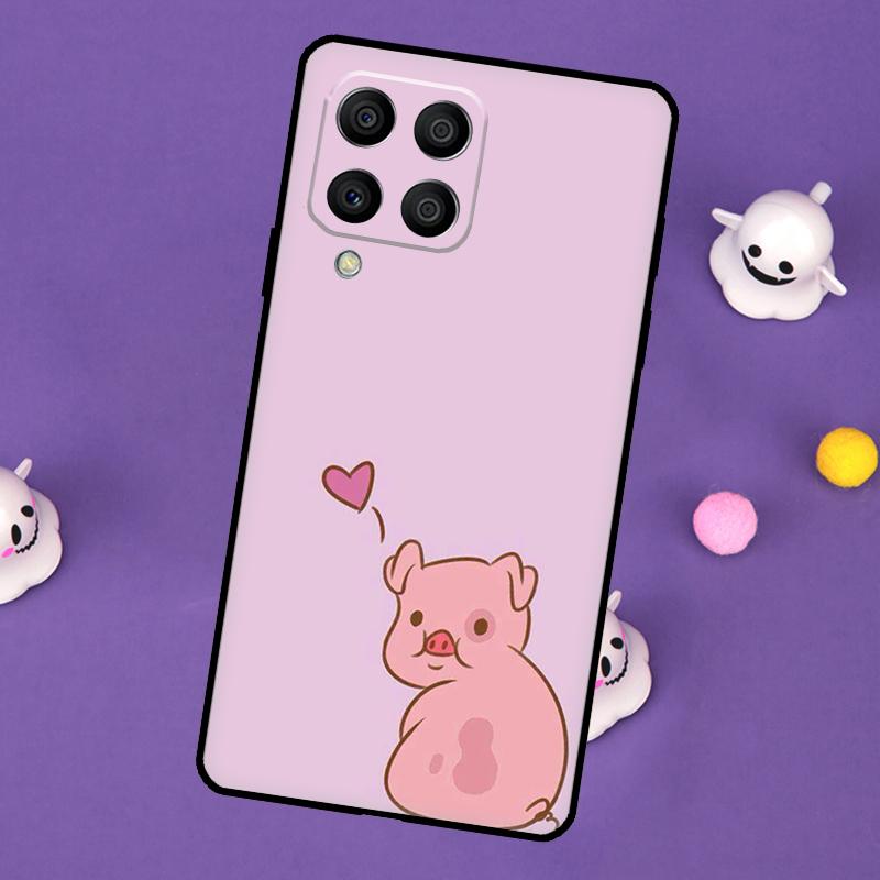 Мультяшная свинка Чехол для Samsung Galaxy M11 M51 M31 M33 M13 M23 M53 M15 M55 M14 M34 M54 M20 M32 M52