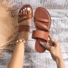 New Flat-bottomed Slippers Women's Summer Wear Versatile Style Beach Fashion Slippers Women's Non-slip