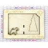 Fox Terrier Wire – Photo frame, engraved wooden frame | Art-Dog