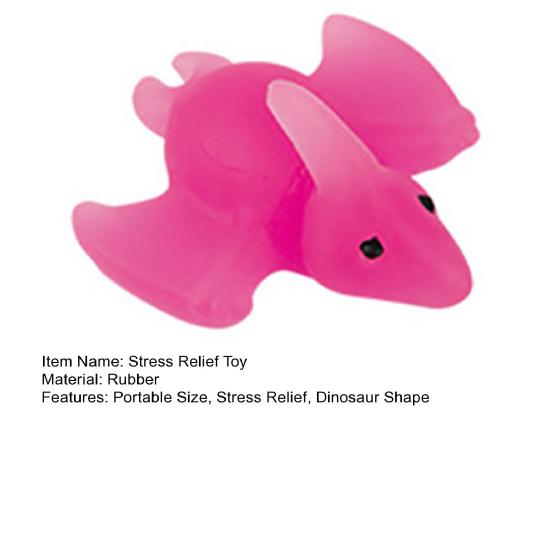 Mini Dinosaur Squeeze Toy Anxiety Relief Cartoon Dino Sensory Toy Soft Stretchy Stress Ball Home Office Worker Relaxation