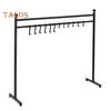 Christmas Stocking Holder Stand with 12 Hooks Rustproof Easy To Install Standing Stocking Hangers Iron Metal Rack with Sturdy Base