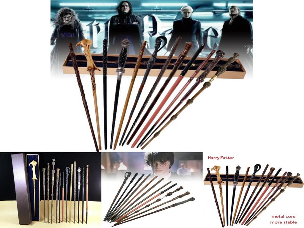 Hermione Granger Magic Wand High-quality Resin Prop Elegant Brown Box