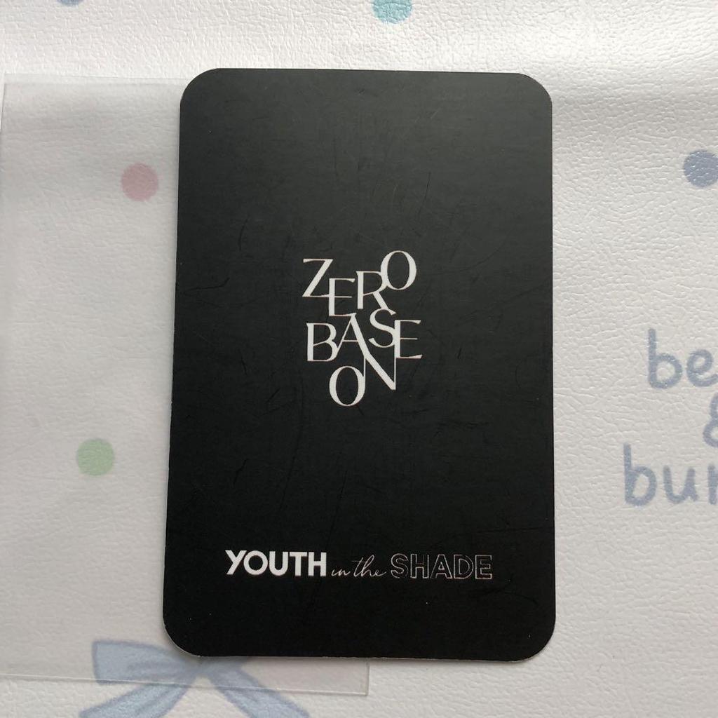 [Б/У] ZEROBASEONE Рики ZB1 2-я неделя Санок Зебеван торговая карточка