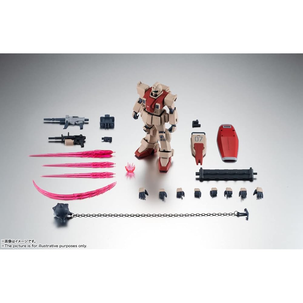 TAMASHII NATIONS Robot Spirits RGM-79(Г) Фигурка персонажа Ground Type GM, 125 мм, ПВХ, АБС, окрашенная, экшн-фигурка