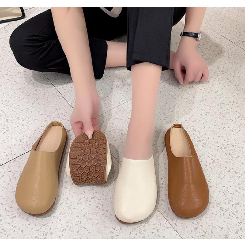 Модные женские модные балетки тапочки летний новый стиль уличные нескользящие пляжные туфли женские повседневные туфли на плоской подошве комфортные с мягкой подошвой домашние шлепанцы