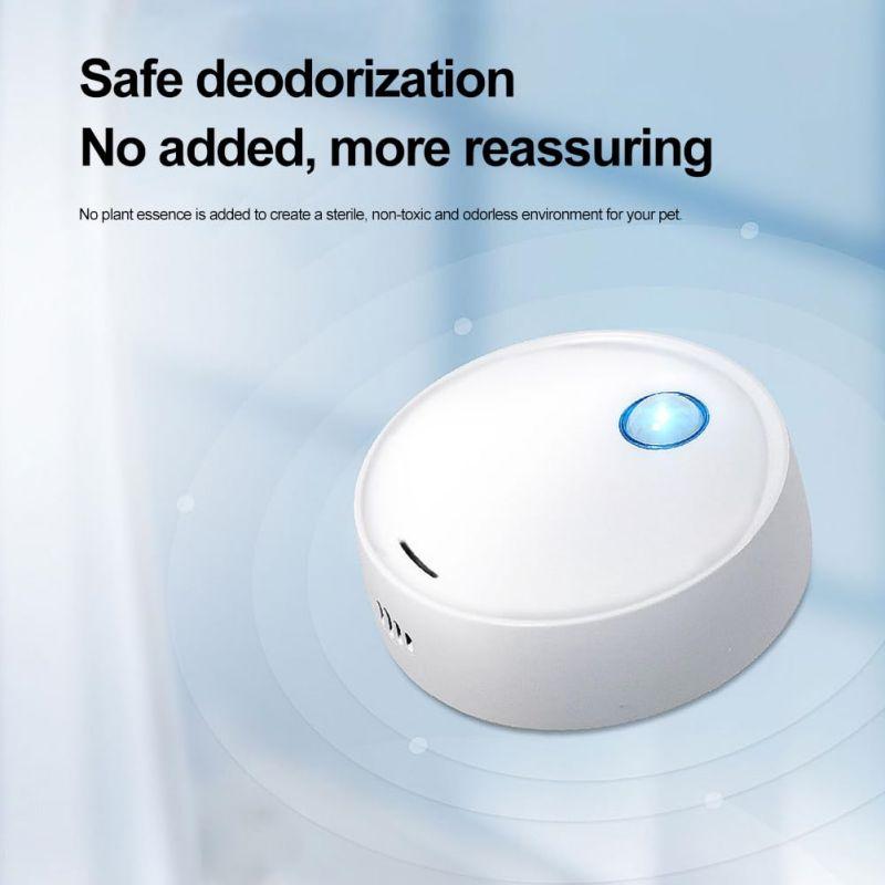 Умный очиститель запаха домашних животных для кошачьего туалета, дезодорант для удаления запаха, автоматический очиститель воздуха для туалета для домашних животных, дезодорант для кошачьего туалета, инструмент для очистки