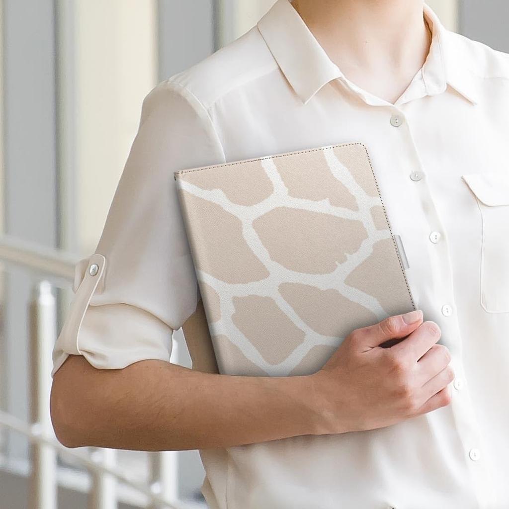 Igcase Fire HD 8 Released In Exclusive Notebook Direct Pasting Giraffe Animal Animal 011589 (8th Generation, 2018) Case, Type, Cover, Type, Pattern,